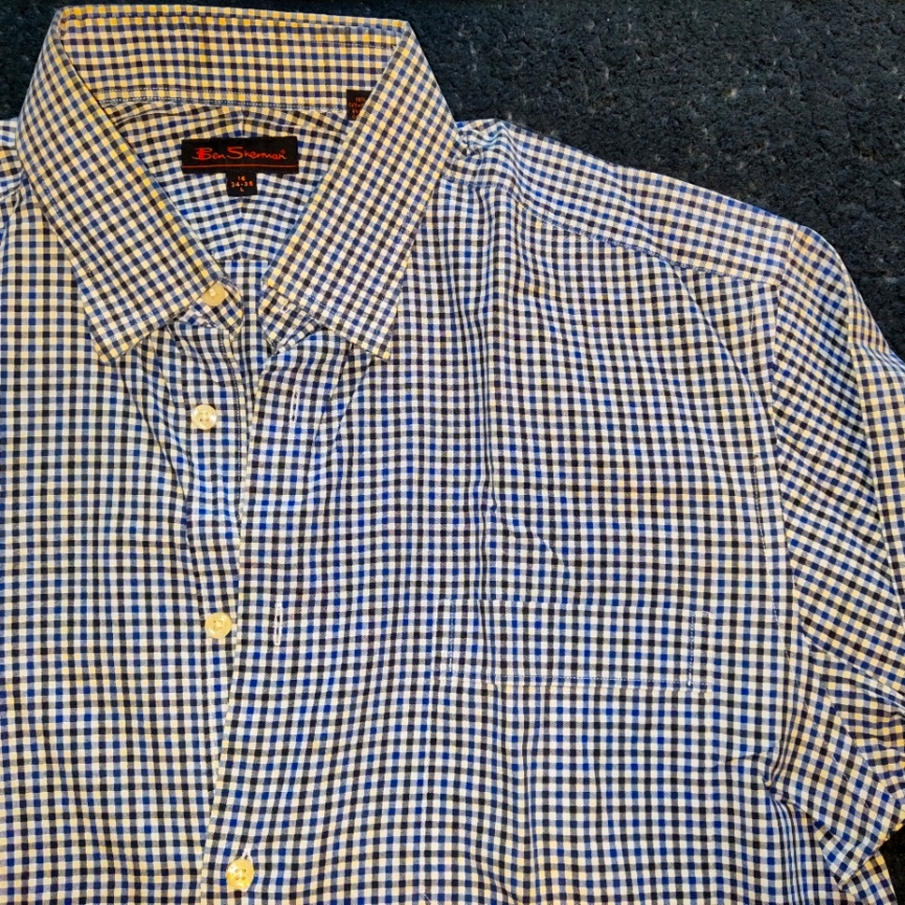 Ben Sherman Long Sleeve Button Down Gingham